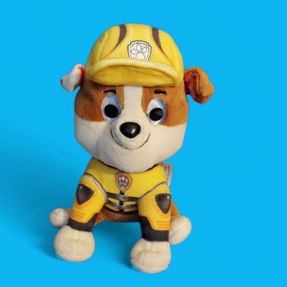 Paw Patrol Rubble Puppy Dog Plush Stuffed Animal Gund 6"